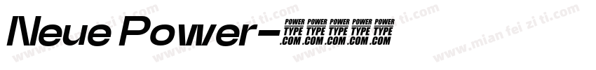 Neue Power字体转换